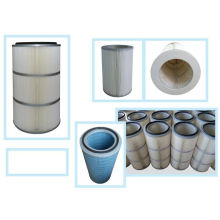 Double Open and Industrial Dust Collector Air Filter Cartridge / Cylindrical Filter